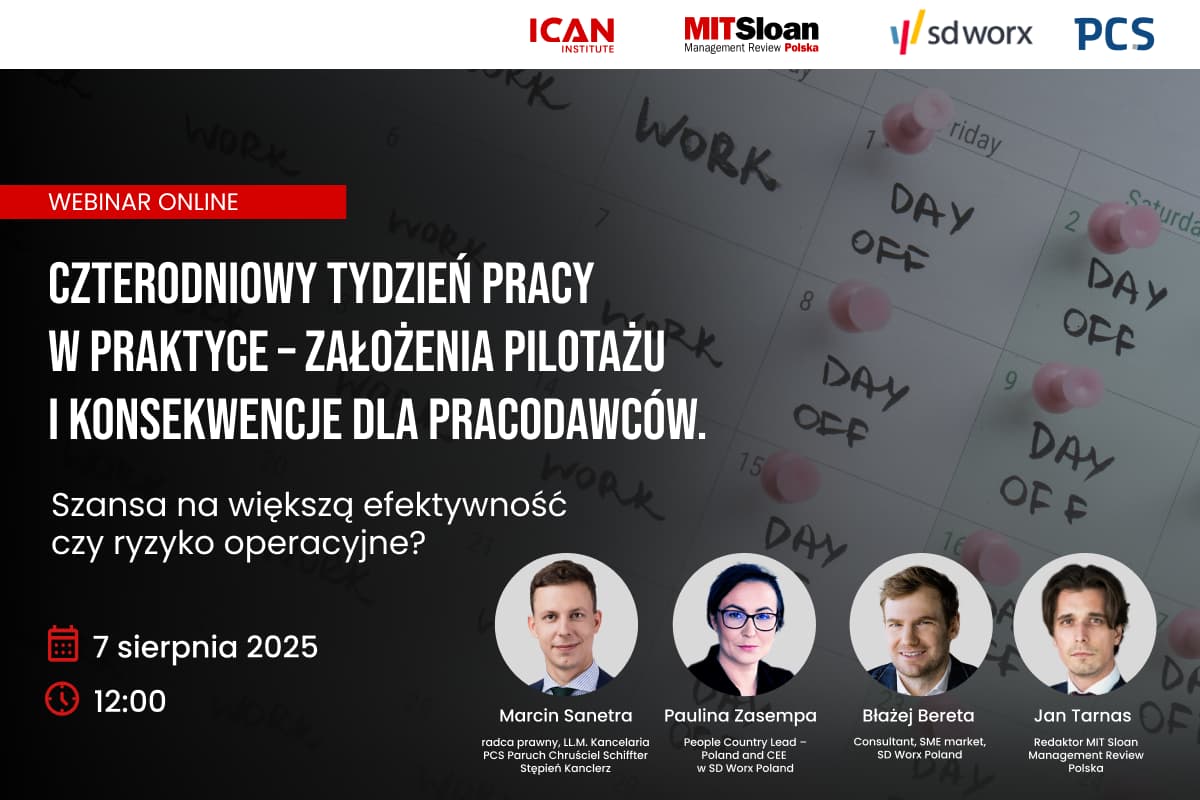 Czterodniowy Tydzień Pracy w Praktyce – Założenia Pilotażu i Konsekwencje Dla Pracodawców. Szansa na większą efektywność czy ryzyko operacyjne?